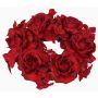 Guirnalda de velas de plástico INGA, rosa, hortensia, rojo, Ø15cm