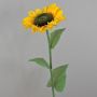 Girasol artificial EDSINA, amarillo-naranja, 110 cm, Ø 24 cm