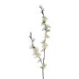 Rama decorativa de cerezo ornamental japonés SLORIX con flores, blanco, 85 cm