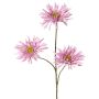 Rama decorativa de crisantemo LASDIM, morado, 75 cm, Ø 11 cm