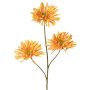Rama decorativa de crisantemo LASDIM, amarillo ocre, 75 cm, Ø 11 cm