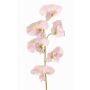 Flor artificial de Lathyrus WAHNY, rosa claro-verde-blanco, 45 cm, Ø 5,5 cm