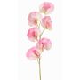 Flor artificial Lathyrus WAHNY, rosa-blanco-verde, 45 cm, Ø 5,5 cm