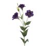 Lisianthus artificial IRONA, violeta oscuro, 80 cm
