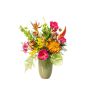 Ramo decorativo FEME, rosa-naranja-verde, 75 cm, Ø 45 cm