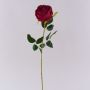 Flor de plástico rosa CHERLEN, roja, 65 cm, Ø 10 cm