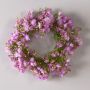 Corona decorativa de gypsophila LITAGO, rosa-violeta, Ø 20 cm