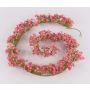 Guirnalda artificial de gypsophila LITAGO, rosa-fucsia, 180 cm
