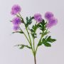 Rama de flores artificiales de cardo esférico TRAUDLINDE, lila, 55 cm, Ø 3-4 cm