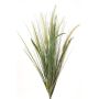 Pasto chino artificial LOTTA con espigas, con palo, verde-marrón, 70cm