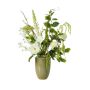 Ramo decorativo FEME, blanco, 100 cm, Ø 35 cm
