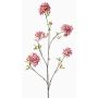 Rama decorativa de cerezo ornamental SLIRKO con flores, rosa oscuro, 115 cm