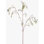 Rama decorativa de abedul JENKFUN con flores, verde, 95 cm