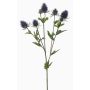 Rama decorativa de cardo noble JESSAMINE, azul, 70 cm, Ø 2-4 cm
