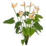 Anthurium artificial NAKITA con soporte, rosa-crema, 50 cm