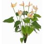 Anthurium artificial NAKITA con soporte, rosa-crema, 50cm