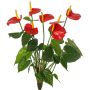 Anthurium artificial NAKITA en varilla, rojo, 50 cm