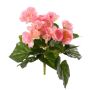 Begonia artificial BIRMA con varilla, rosa, 20 cm, Ø 3-5 cm