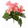 Begonia artificial BIRMA con varilla, rosa, 20cm, Ø3-5cm