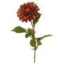 Dalia satinada TINFAS, color cobre, 60 cm, Ø 13 cm