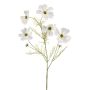 Cesta decorativa BELIAH, blanca, 75 cm