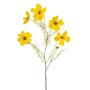Cesta decorativa BELIAH, amarilla, 75 cm