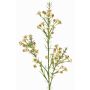 Rama artificial de flor de cera FRINDALS, color crema, 65cm, Ø1,5-2cm