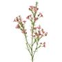 Rama artificial de flor de cera FRINDALS, rosa oscuro, 65 cm, Ø 1,5-2 cm