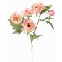 Rama artificial de peonía LARDUAN, Colección Eco, rosa-blanco, 60cm, Ø7cm