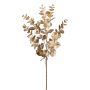 Rama decorativa de eucalipto SLOFER, dorado metalizado, 65cm