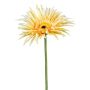 Flor artificial de gerbera FELISY, amarilla, 65cm
