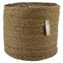 Cesta de algas marinas AMPARO, beige, 30cm, Ø32cm