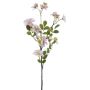 Flor decorativa «Rama de flores de manzano WENIA», rosa y blanco, 70 cm, Ø 2-4 cm