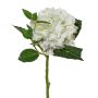 Flor artificial de hortensia VOSTE, blanca, 45cm, Ø16cm