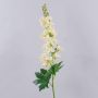 Flor artificial de delfinio ZIRKAN, color crema, 75 cm, Ø 9 cm