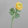 Ranúnculo artificial CADISS, amarillo, 50 cm, Ø 7,5 cm