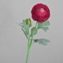 Ranúnculo artificial CADISS, rosa, 50 cm, Ø 7,5 cm