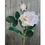 Rosa de terciopelo SINJE, rosa pálido, 35 cm, Ø 9 cm
