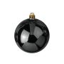 Bola de Navidad CANELA, negro brillante, Ø20cm