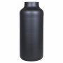 Florero de vidrio SIARA, negro-mate, 35cm, Ø15cm