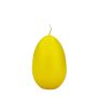 Vela de huevo de Pascua LEONITA, amarillo, 9cm, 6cm, 16h - Made in Germany