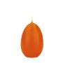 Vela de huevo de Pascua LEONITA, naranja, 9cm, 6cm, 16h - Made in Germany