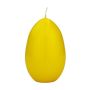 Vela de huevo de Pascua LEONITA, amarillo, 12cm, 8cm, 40h - Made in Germany