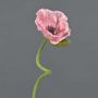 Flor decorativa de amapola ANKANG, rosa, 70 cm, Ø 9,5 cm