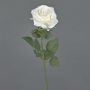 Rosa artificial KAILIN, color crema, 65 cm, Ø 9 cm