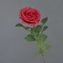 Rosa artificial KAILIN, roja, 65 cm, Ø 9 cm