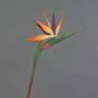 Flor artificial de strelitzia DONGLIN, naranja-violeta, 85 cm, 14 x 25 cm