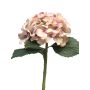 Flor artificial de hortensia XINCHENG, rosa antiguo-crema, 50 cm, Ø 15 cm