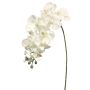 Rama artificial de orquídea Phalaenopsis JUANRU, blanca, 100 cm