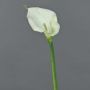 Flor artificial Zantedeschia ZHILONG, blanca, 55 cm, 10 x 16 cm